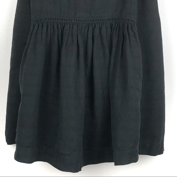 FREE PEOPLE jumper overall dress Medium black d102 - Picture 3 of 8